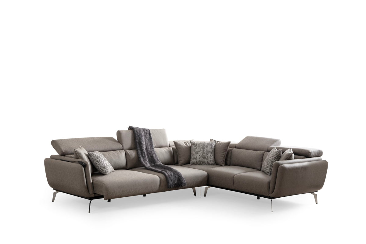 Ecksofa Boss mit Elektrobettfunktion