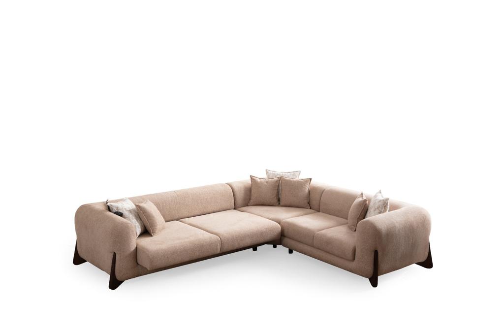 Ecksofa Puffy mit Elektrobettfunktion