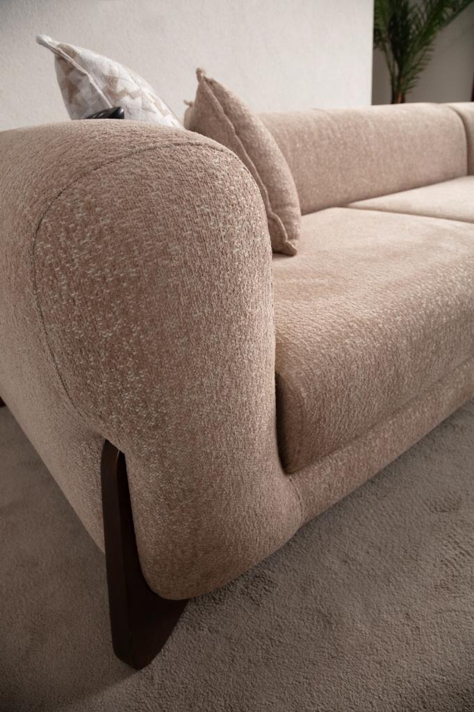 Ecksofa Puffy mit Elektrobettfunktion
