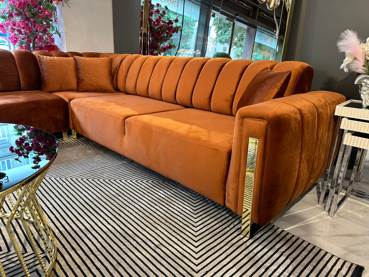 Ecksofa Diesel mit Elektrobettfunktion (Spalten)