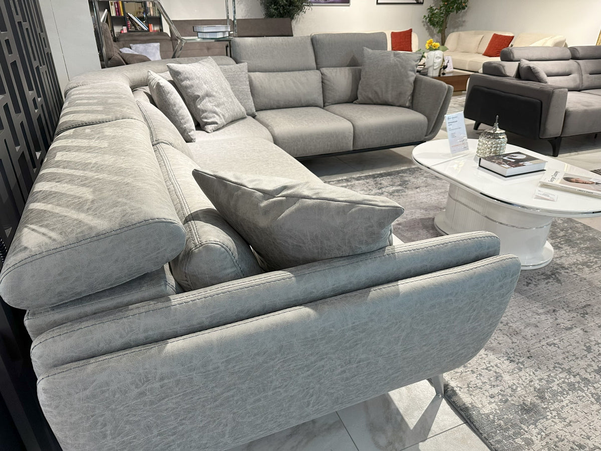 Ecksofa Boss mit Elektrobettfunktion