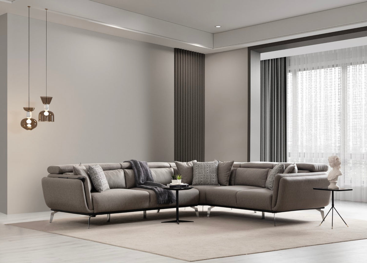 Ecksofa Boss mit Elektrobettfunktion