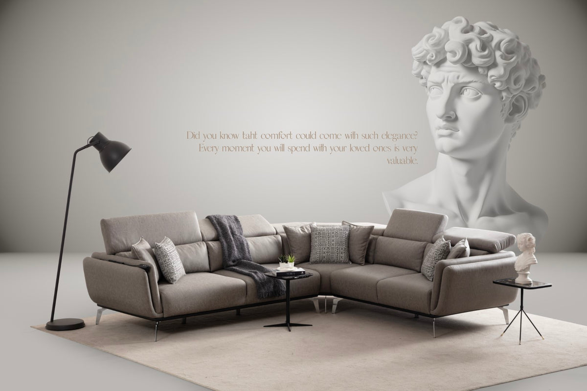 Ecksofa Boss mit Elektrobettfunktion