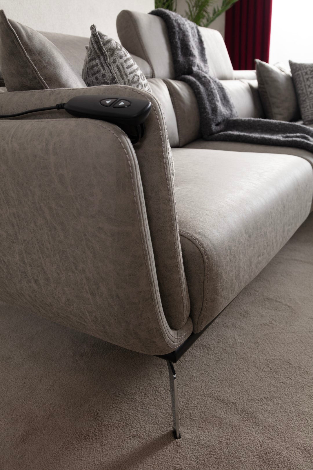 Ecksofa Boss mit Elektrobettfunktion